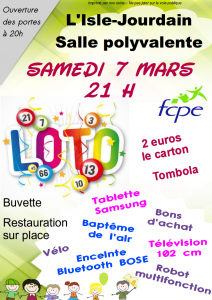 affiche loto fcpe 2015